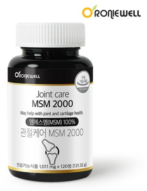 관절케어 엠에스엠2000 120정, 1개