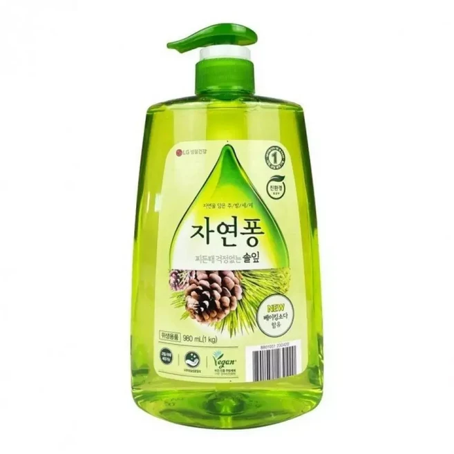 주방 세제 식기세척제 1kg 자연퐁 찌든때제거 용기형 용품 설거지 기름때제거, 1개, 비브랜드