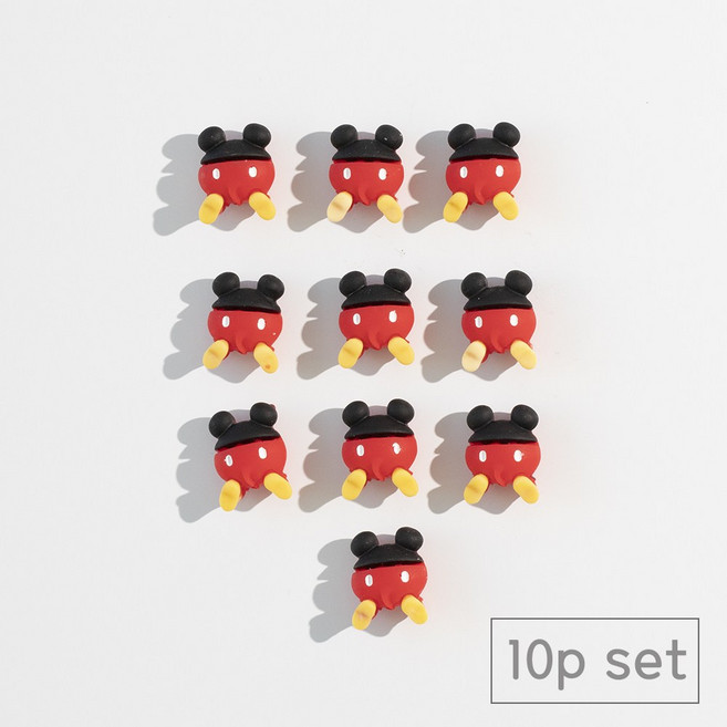 84x84 인테리어 냉장고 자석 마그네틱, 미키엉덩이10p