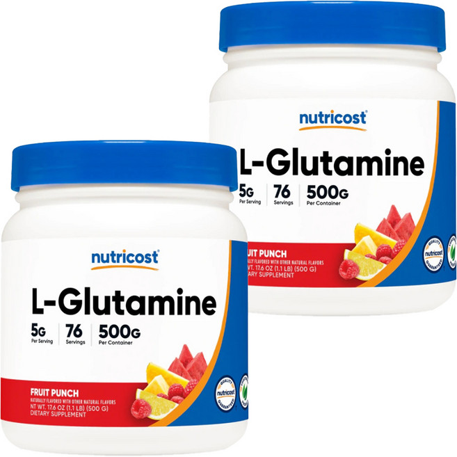 뉴트리코스트 L-글루타민, 500g, 2개