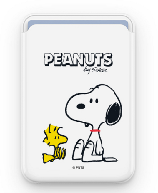 스누피 라이프 슬라이드 맥세이프 카드지갑, 1개, 토크스누피