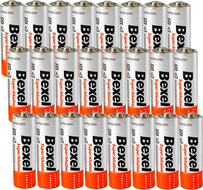 건전지나라 오래가는 벡셀 알카라인 AA 건전지 최신제조, 100개, 1세트