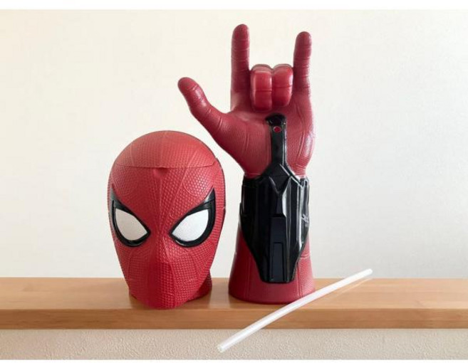 스파이더 맨 홈 커밍 팝콘 음료 홀더 웹 슈터 3698659