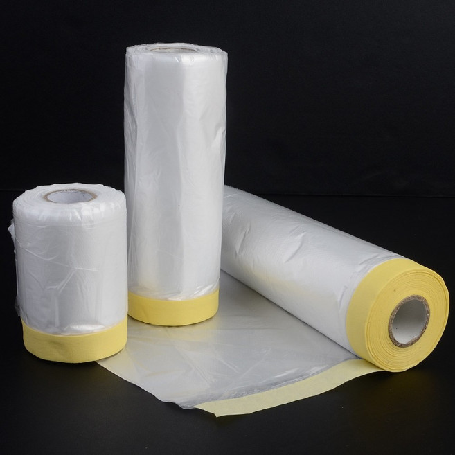 차셀프도색 번짐 마스킹 비닐테이프 문셀프페인팅 벽지페인트칠하기 테이프종류, 1개, 투명(단일)색상 - 150cm