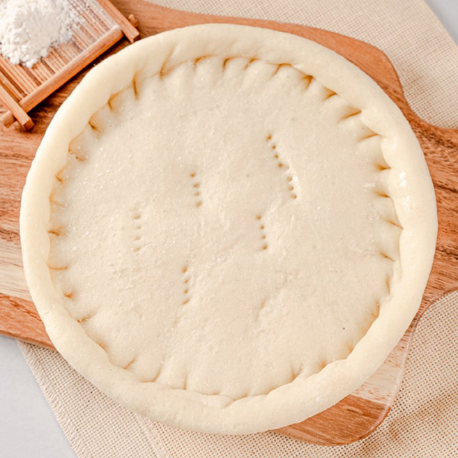 먹물 피자도우 13인치 L 팬피자 X50장( 오징어먹물 화덕 냉동 수제), 50개, 220g