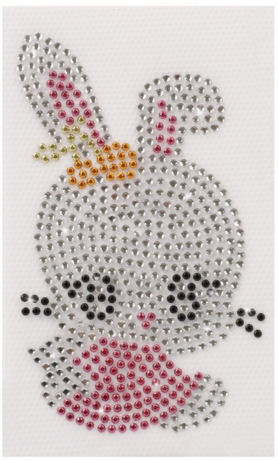 아클라 핫픽스 모티브 디자인 의류부자재 스톤 큐빅 크리스탈_, 07. 귀염토끼, 1개