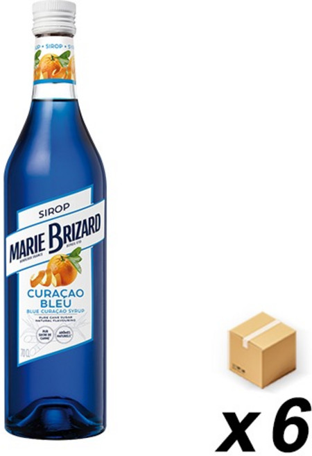 마리브리자드 블루큐라소 시럽, 700ml, 6개