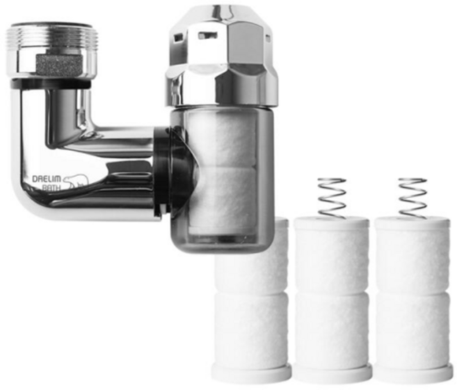 아트박스/대림바스 회전형 세면대 필터탭 본품+리필3개 세트, 1개