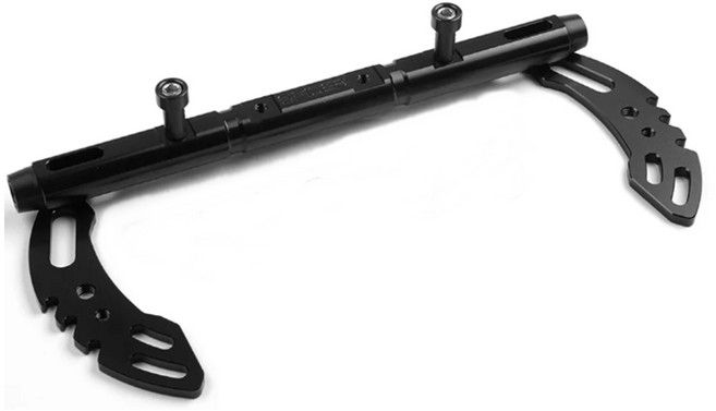 발통마켓 오토바이 멀티 크로스바 범용 고중량 NMAX PCX XMAX 포르자 호환, 1개, 블랙