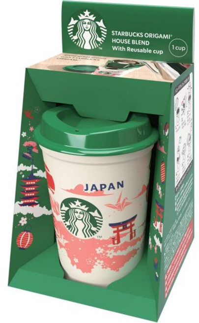 스타벅스 커피 오리가미 퍼스널 드립 카페 베로나 5개입9g1개x2상자 레귤러 다크 로스트, 하우스 블렌드, 1봉지 + 리유저블 컵(일본 한정)