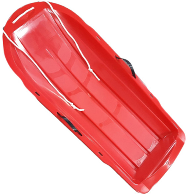 1인용 2인용 어린이 유아 플라스틱 눈썰매, 레드, 1개