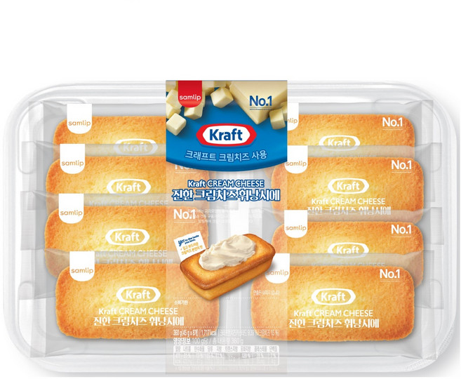 삼립 오븐에 구운 진한 휘낭시에 8입, 360g, 1개