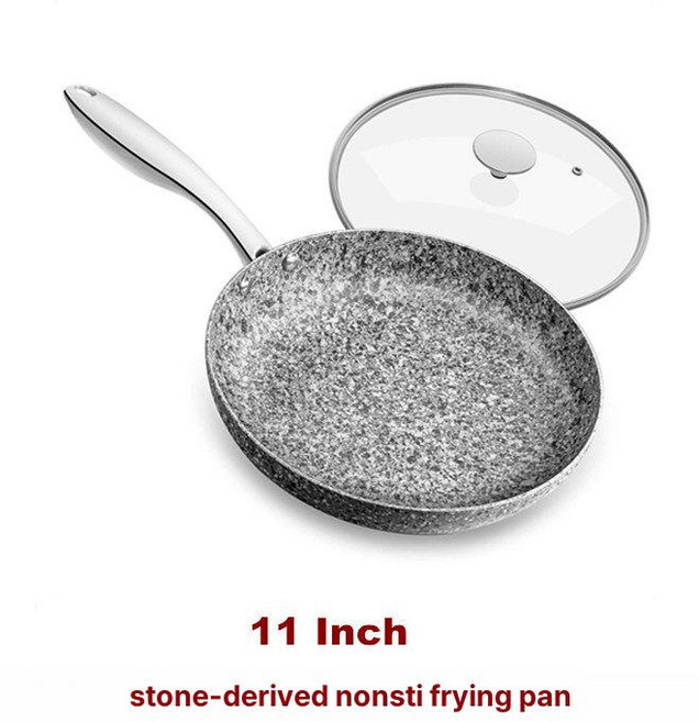 미켈란젤로 모든 유형용 화강암 프라이팬 3종 세트, ., 1개