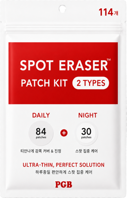 스팟이레이저 24시간 티안나는 여드름패치 대용량, 1개, 114개입