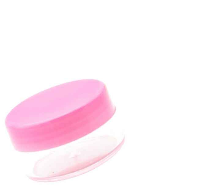 소형원형1칸보관함 화장품샘플 시제품담는 미니휴대용케이스 핑크