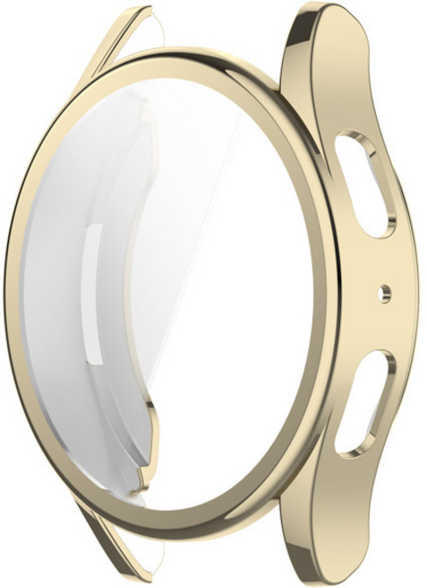 갤럭시 워치 7 40mm 44mm용 실리콘 TPU 케이스 44 커버 스크린 보호 범퍼 케이스, Gold, 02 Galaxy Watch 7 40mm, 1개