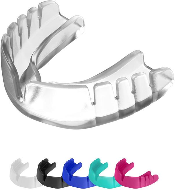 OPRO 마우스 가드 [스냅 피트] 스포츠용 마우스피스 온수 불필요 타입, 1개