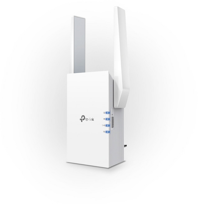 티피링크 RE705X AX3000 Wi-Fi 6 기가비트 포트 듀얼밴드 이지메시 와이파이 증폭기 확장기, 1개