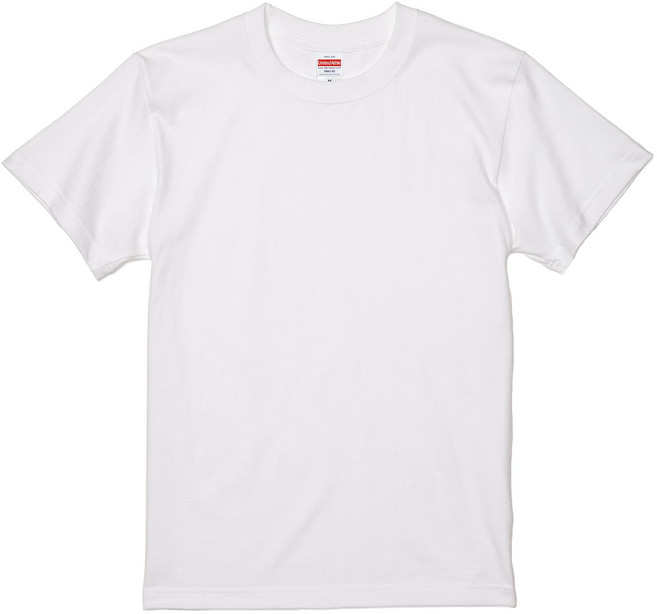 United Athle 柔棉5.6oz 素T 白 001