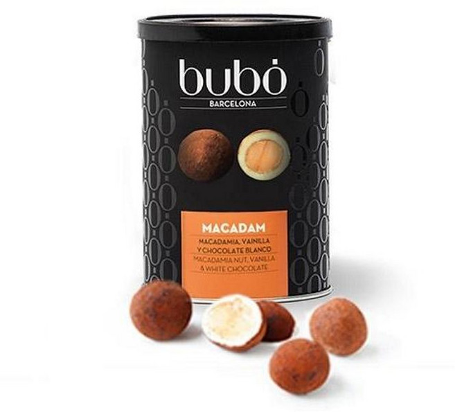 스페인 부보 바로셀로나 BUBO MACADAM 마다캄 마카다미아 화이트 초콜릿 볼, 190g, 6개