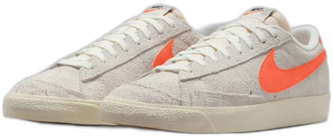 나이키 운동화 남자 스니커즈 PREMIUM 블레이저 로우 77 서밋화이트 오렌지