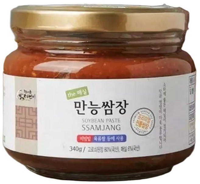 피아골미선씨 매실 만능쌈장 340g (유리병), 1개