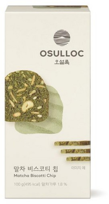 오설록 오설록 말차 비스코티 칩 100g 1개