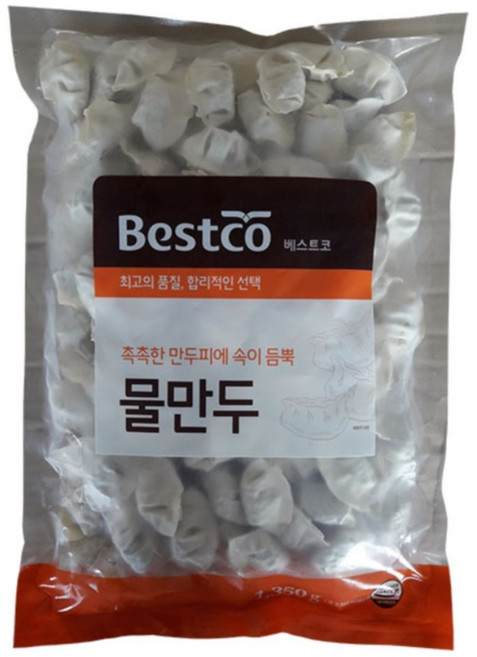 대상 냉동 베스트코 물만두, 4개, 1.35kg