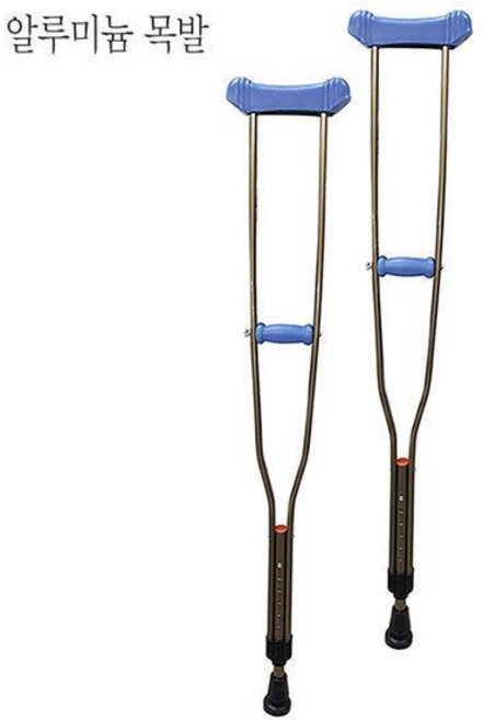 승원메디칼 알루미늄 목발 1조부드러운쿠션, 1개