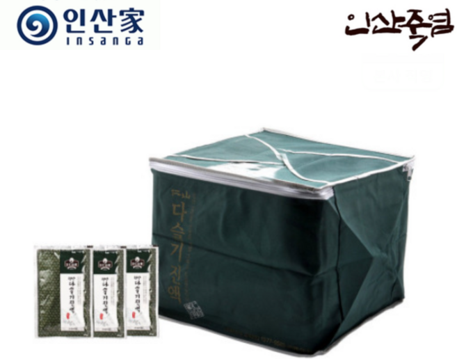 (주)인산가 정품 다슬기진액 프리미엄 80ml x 60팩 수작업 주문제작 면역강화 회복/ 인산죽염, 1개