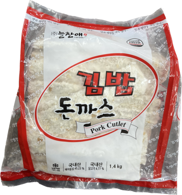 [늘찬애] 김밥 돈까스 1.4kg / 돈까스김밥 튀김 샐러드용