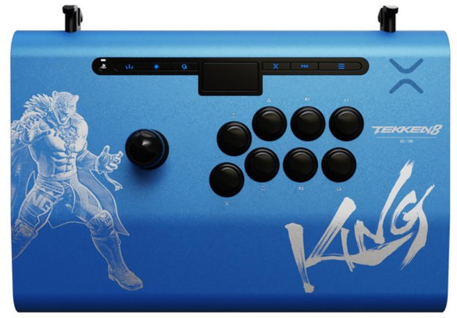 SONY 공식 라이선스 상품 Victrix by TURTLE BEACH Pro FS 아케콘 철권 킹 모델 전세계 300대 한정 일련번호 각인 격투 게임용 PS5 / PS4 / PC