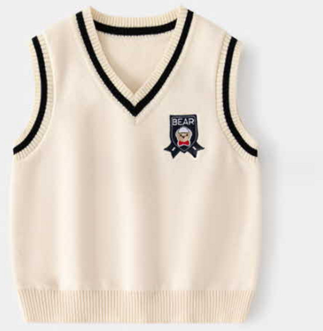 유아 아동 조끼 유아동 주니어 남아 여아 실내 니트조끼