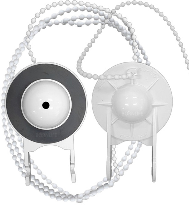 본라이프 양변기 덮개 PVC 마개 + 변기구슬줄, 백색