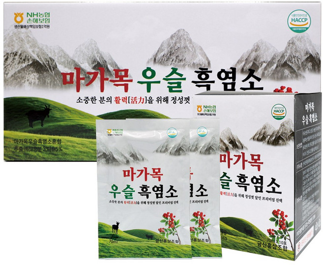 마가우슬흑염소 70ml x 30포, 30개