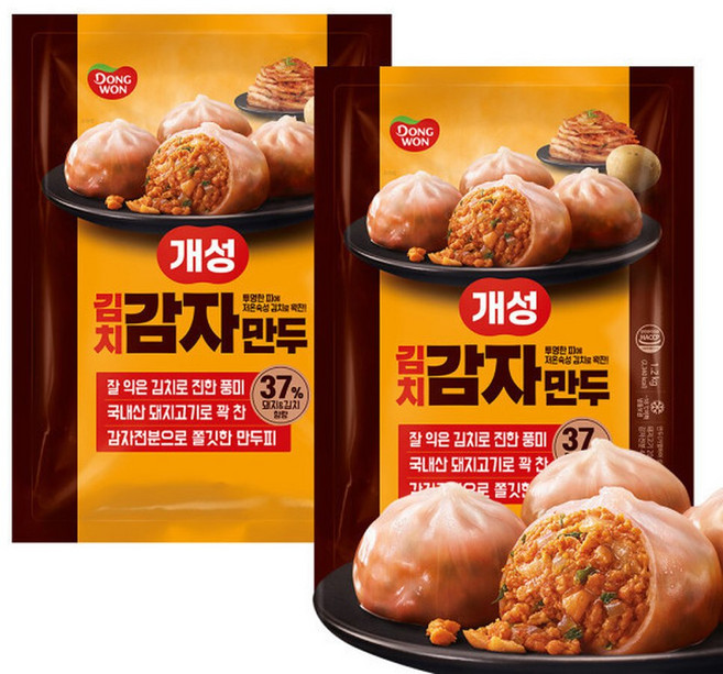 [동원] 개성 김치 감자만두, 1.2kg, 2개