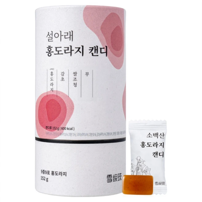 설아래 홍도라지 캔디, 1개, 152g - 쿠팡