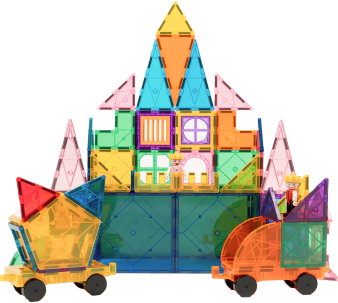 [캐스B] 이화 맥지니어스 자석 타일블록, 1세트, 혼합색상