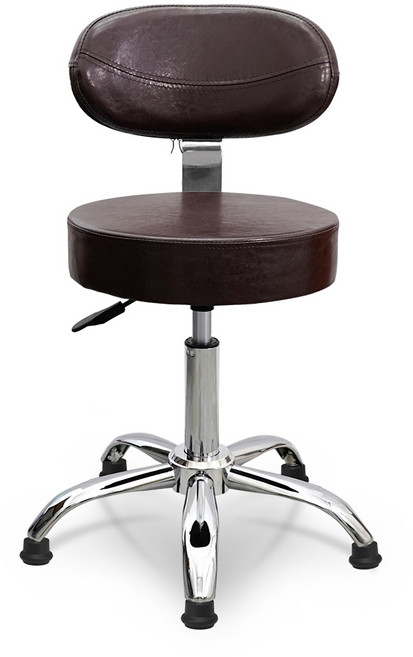 에이치케이셀 의자 고정타입 HK-109, 다크브라운, 1개