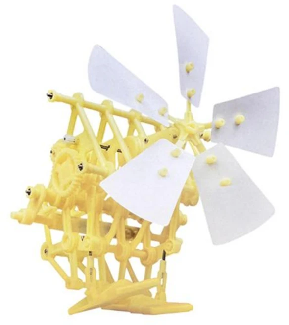 GHSHOP 어린이 십대를위한 DIY 조립 걷기 모델 로봇 미니 Strandbeest 모델 키트, 노란색, PP - 쿠팡