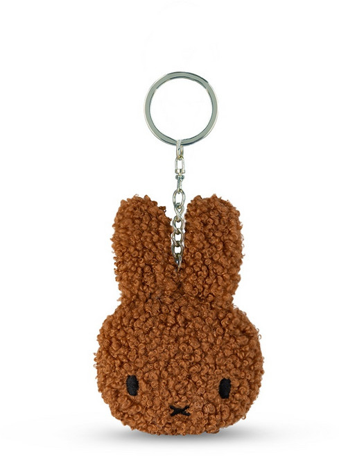 BON TON TOYS Miffy 米菲兔 絨毛鑰匙圈 10cm 4色, 肉桂, 1個