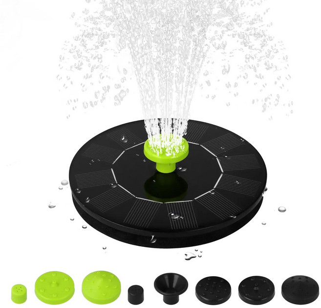 태양광 분수 미니분수 가든 분수 정원 야외 조경 분수, 원형노즐
