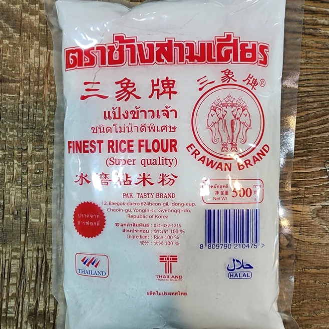 [Rice Flour]쌀 100% 쌀가루 WORLDFOOD, 1개, 500g - 쿠팡