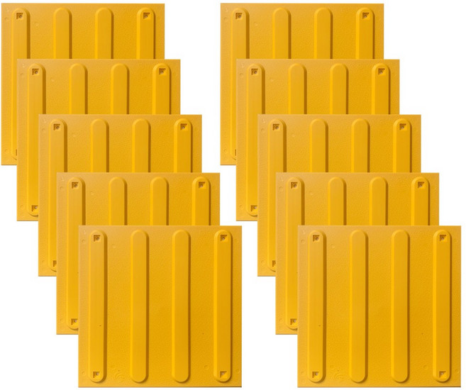 대구점자블럭 점자블럭 ABS재질 접착식 선형 10장