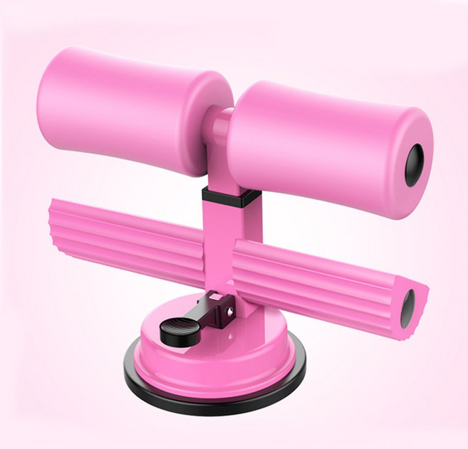 흡착식 윗몸 일으키키 싯업 운동 기구 헬스 복근 강화 홈트, 핑크