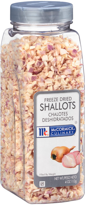 맥코믹 컬리너리 냉동 건조 샬롯 4온스 - 건조 샬롯 향신 McCormick Culinary Freeze Dried Shallots 4 oz - One 4 Ounce Conta, 1개, 113g