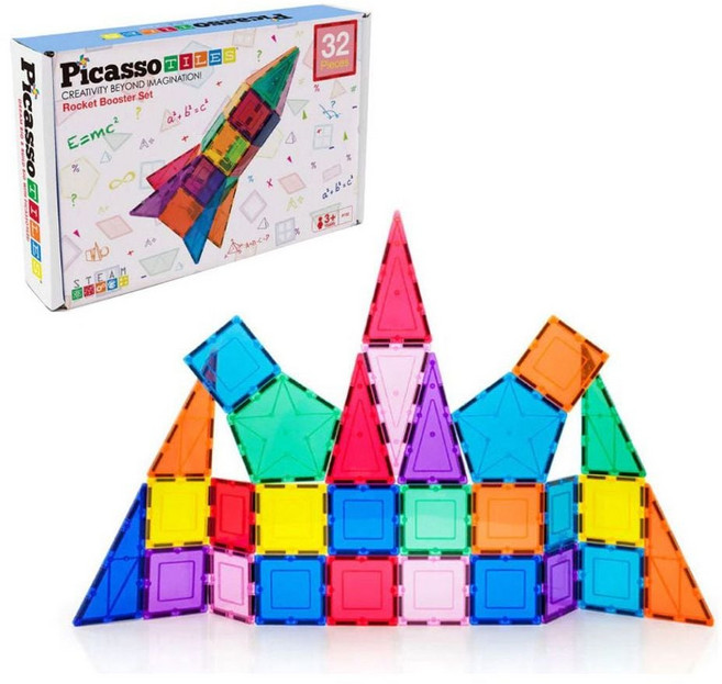 피카소타일 자석블록 레이스 빌딩 자석퍼즐 블록, 1개