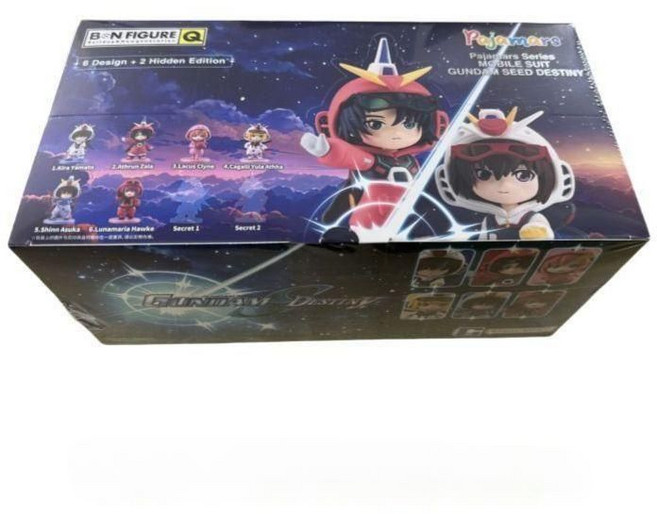 1박스 6개입) 반다이 건담 시드 SEED 데스티니 파자마 잠옷 BN FIGURE 피규어, 1개