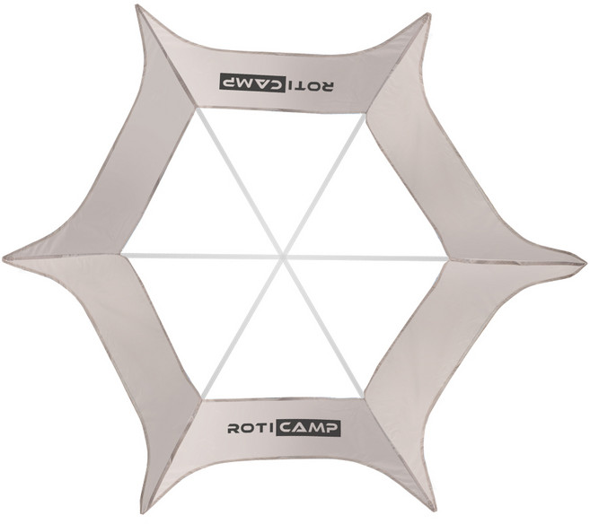 로티캠프 원터치텐트 육각 돔텐트 전용 TPU 루프 플라이, 탄