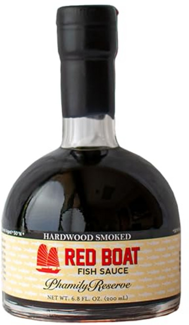 레드 보트 피쉬 소스 하드우드 훈제 | 베트남에서 두 가지 Red Boat Fish Sauce Hardwood Smoked | Premium 50°N fish sauce sus, 1개, 200ml